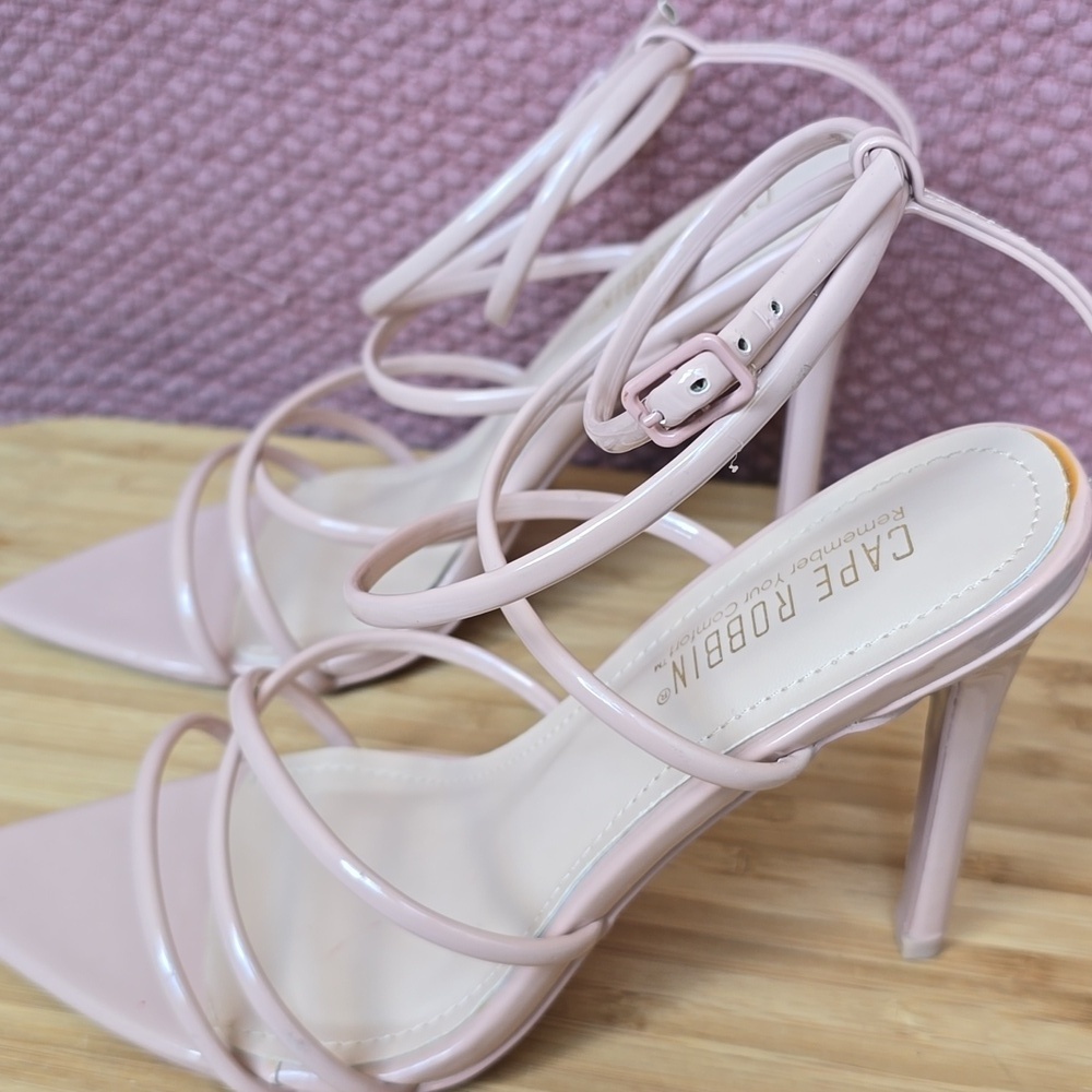 Cape Robbin Ada Sexy Stiletto High Heels Strappy Pointed Open Toe Shoes - Picture 6 of 11